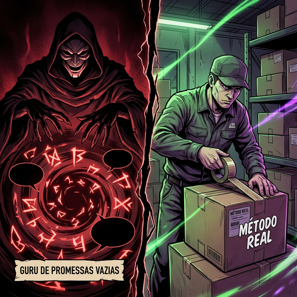 diferenca entre metodo real e promessa de guru