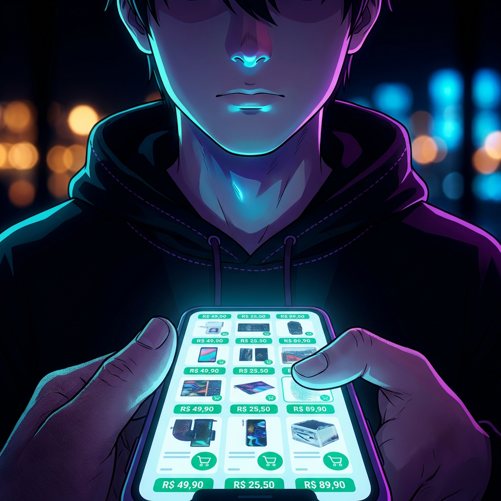 Pessoa usando celular para encontrar <a href=